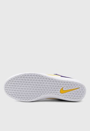 Tenis Lifestyle Blanco-Púrpura-Amarillo Nike SB Force 58