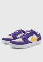 Tenis Lifestyle Blanco-Púrpura-Amarillo Nike SB Force 58 de Nike