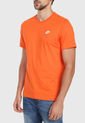 Camiseta Naranja-Blanco Nike Club de Nike
