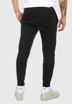 Pantalón Negro-Blanco Nike Sportswear Club Fleece