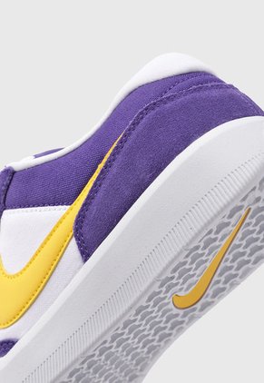 Tenis Lifestyle Blanco-Púrpura-Amarillo Nike SB Force 58