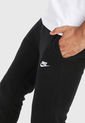 Pantalón Negro-Blanco Nike Sportswear Club Fleece de Nike