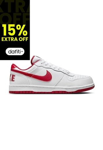 Tenis Nike Big Low Hombre-Blanco/Rojo Nike