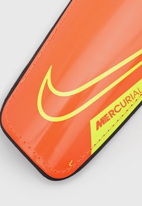 Canilleras Fútbol NIKE Mercurial Hardshell Naranja