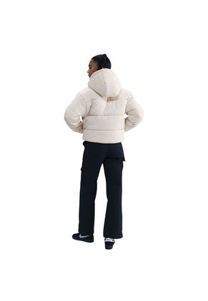 Chaqueta Nike Sportswear Classic Puffer Mujer-Beige
