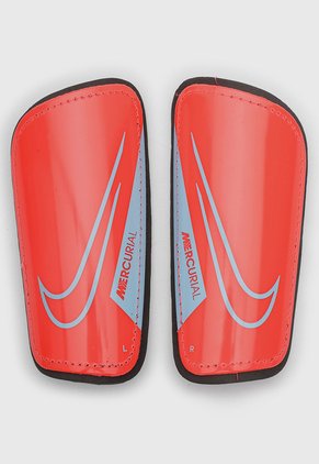 Canilleras Fútbol NIKE Mercurial Hardshell Rojo