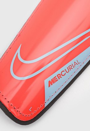 Canilleras Fútbol NIKE Mercurial Hardshell Rojo