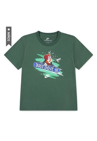 Camiseta Nike Nkb Snowboard Boxy Niño-Verde Nike