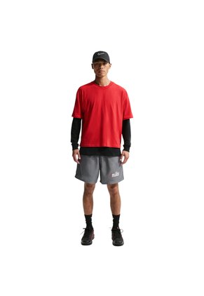 Pantaloneta Nike Club Woven Flow Hombre-Gris