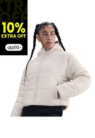 Chaqueta Nike Sportswear Classic Puffer Mujer-Beige Nike