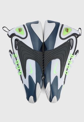 Tenis Blanco-Azul-Negro-Verde Nike Zoom 2K