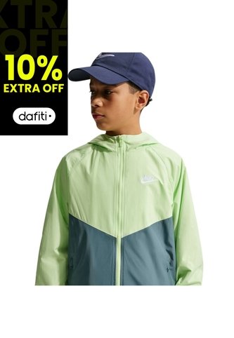 Chaqueta Nike Sportswear Windrunner Niño-Verde Nike