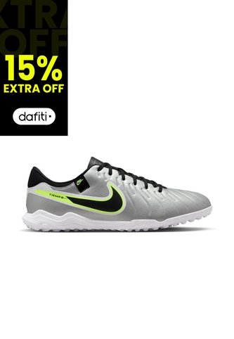 Zapatillas Turf Legend 10 Academy-Plateado/Negro Nike