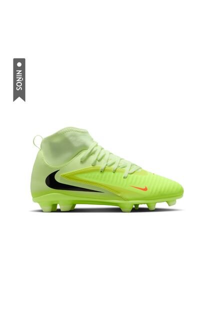 Guayos Nike Jr Phantom 6 High Club Fg Mg Niño-Verde