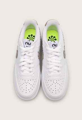Tenis Lifestyle Blanco-Salmón-Negro Nike Court Vision Low