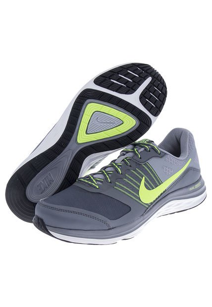 Running Nike DUAL FUSION X MSL Gris-Verde Neón
