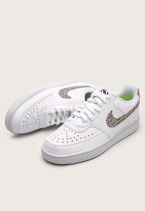 Tenis Lifestyle Blanco-Salmón-Negro Nike Court Vision Low