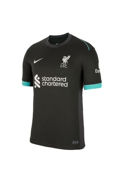 Nike Camiseta Nike Hombre Liverpool FC M  Dri-Fit Jsy Ss Stad Aw - Negro - Verde Camiseta