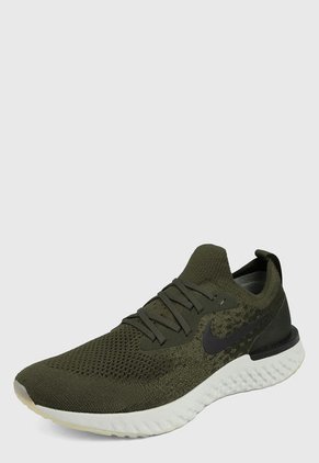 Tenis Running Verde Oliva-Blanco Nike Epic React