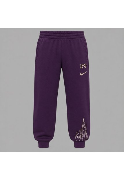 Pantalón Nike Niño Kylian Mbappé Club Fleece - Morado - Fútbol | Uso Casual Y Entrenamiento