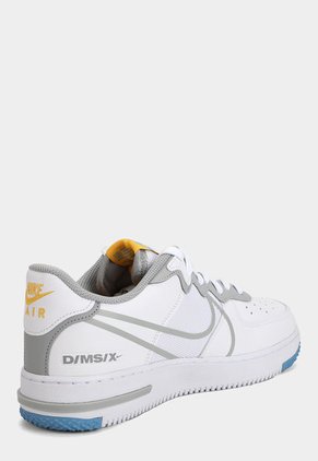 Tenis Lifestyle Blanco-Gris-Azul Nike Air Force 1 React-AF1