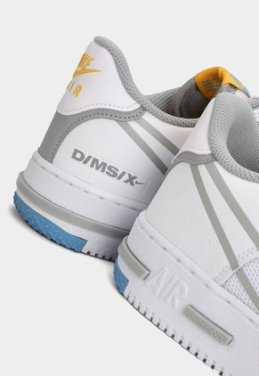 Tenis Lifestyle Blanco-Gris-Azul Nike Air Force 1 React-AF1