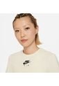 Camiseta Mujer Nike Air Top Crop - Cream - Beige de Nike
