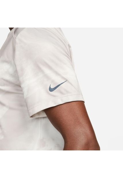 Camiseta Deportiva Hombre Nike Df Run Division Rise 365 Beige