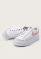 Tenis Lifestyle Blanco-Rosa-Gris Nike Blazer Low Plataforma de Nike