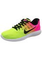 Running Amarillo Neón-Rosa-Negro Nike Tenis Lunarglode 8 Oc Ver- Ros de Nike