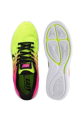 Running Amarillo Neón-Rosa-Negro Nike Tenis Lunarglode 8 Oc Ver- Ros