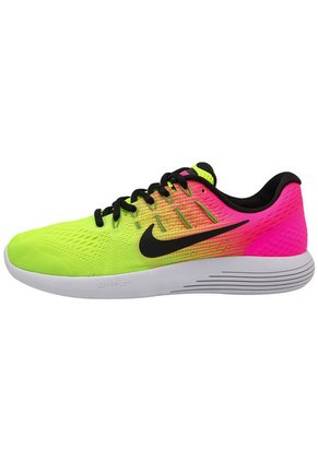 Running Amarillo Neón-Rosa-Negro Nike Tenis Lunarglode 8 Oc Ver- Ros