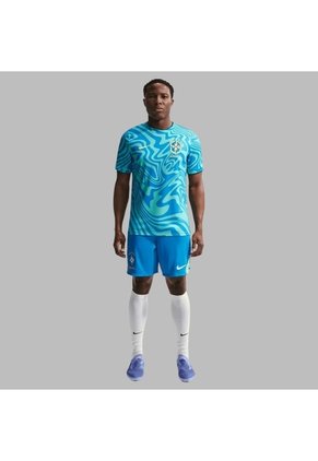 Camiseta Nike Hombre Brasil Academy Pro Prepartido - Azul - Fútbol | Uso Deportivo