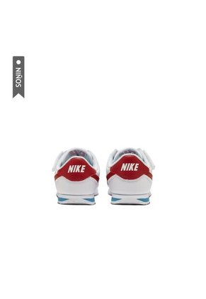 Tenis Nike Kids Cortez Easyon Bpv Niño-Blanco/Rojo