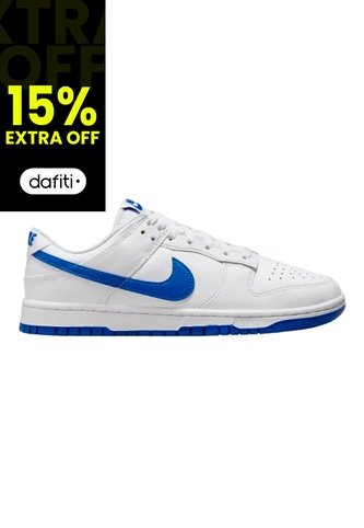 Tenis Nike Dunk Low Retro-Blanco/Azul Nike