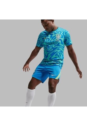 Camiseta Nike Hombre Brasil Academy Pro Prepartido - Azul - Fútbol | Uso Deportivo