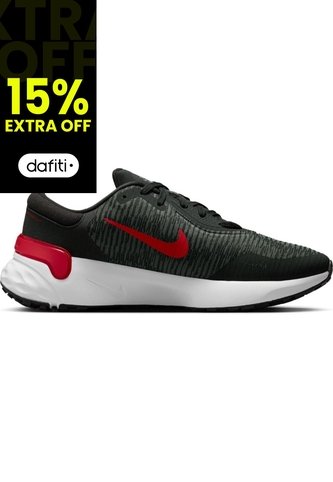 Tenis Nike Renew Run 4-Negro/Rojo Nike