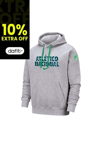 Hoodie Nike An M Club Po Ft Hombre-Gris