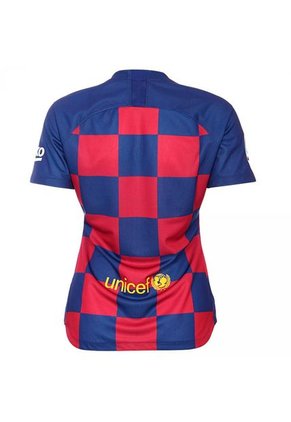 Camiseta Nike Fc Barcelona Home 19/20 Para Mujer-Azul