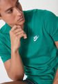 Camiseta Verde-Blanco Nike Sportswear Club de Nike