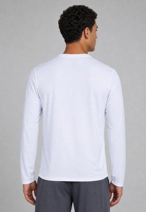 Camiseta Running Manga Larga NIKE Miler Blanco