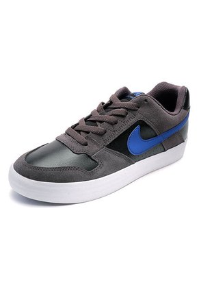 Tenis Skateboarding Negro-Azul-Blanco Nike Delta Force Vulc
