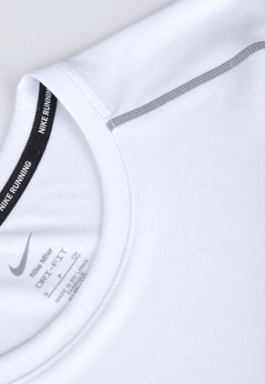 Camiseta Running Manga Larga NIKE Miler Blanco