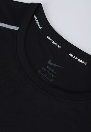 Camiseta Running Manga Larga NIKE Miler Negro