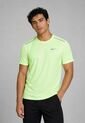 Camiseta Running NIKE Miler Amarillo Neón de Nike