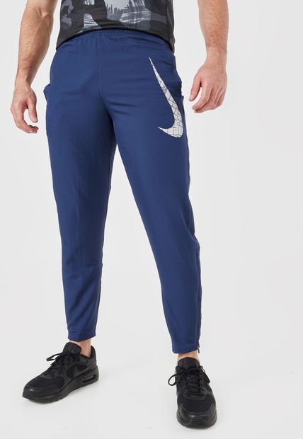Pantalón Azul Navy-Beige Nike Regular