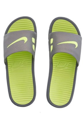 Playera Nike Gris-Verde Neón