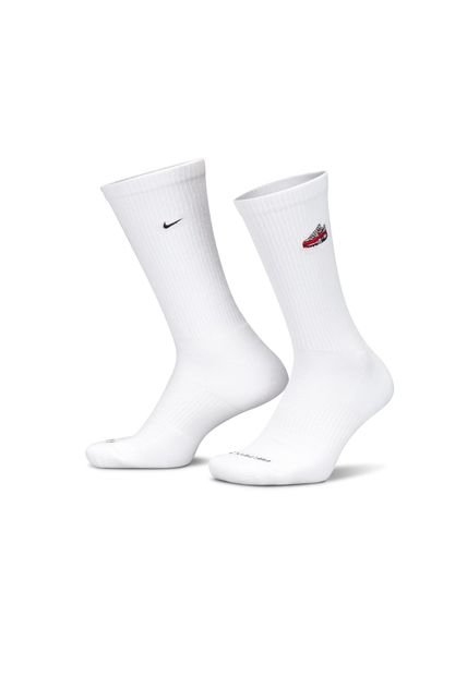 Medias Hombre Nike EVERYDAY PLUS CUSH CREW Blanco