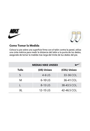 Medias Largas Nike Classic 2 Hombre-Negro