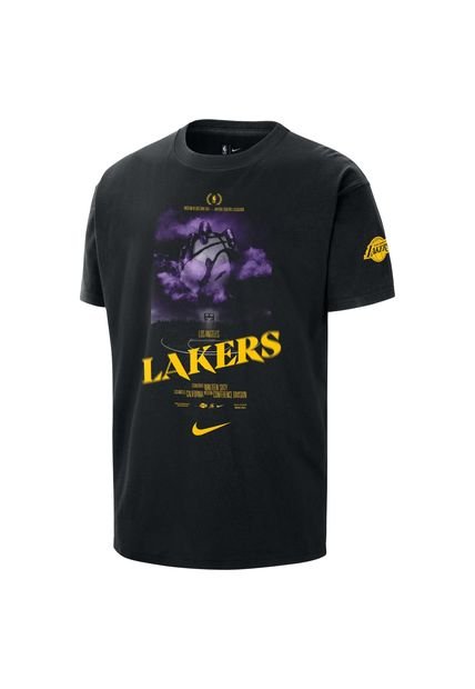 Camiseta Hombre Nike Los Angeles Lakers Courtside Negro